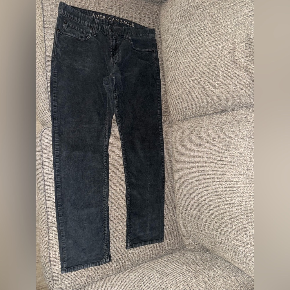 American Eagle Outfitters Men's Dark Corduroy Pants